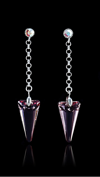 Picture of Cheap Purple Small Drop & Dangle