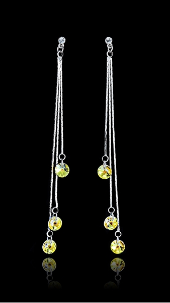 Picture of Newest Swarovski Element Small Drop & Dangle