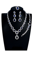 Picture of Purchase Cubic Zirconia Brass 4 Pieces Jewelry Sets