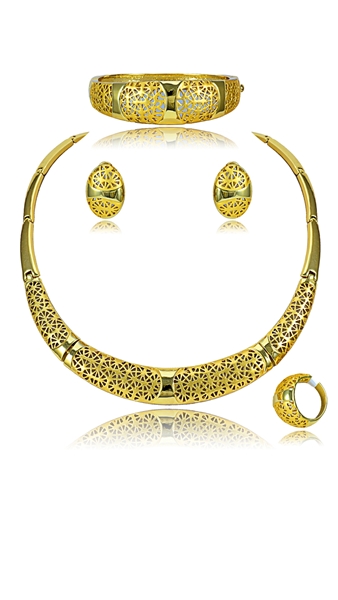 Picture of Popular Dubai Style Original Design 4 Pieces Jewelry Sets