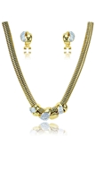 Picture of Cultured Gold Plated Original Design 2 Pieces Jewelry Sets