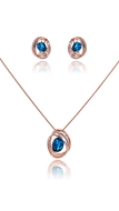 Picture of First Class Platinum Plated Small 2 Pieces Jewelry Sets