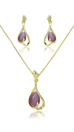 Picture of Sparkling And Fresh Colored Small Concise 2 Pieces Jewelry Sets