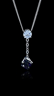 Picture of Good Quality Platinum Plated Swarovski Element Collar 16 OR 18 Inches