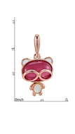 Picture of Hot Selling Concise Rose Gold Plated Drop & Dangle