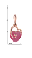 Picture of Top Concise Heart & Love Drop & Dangle