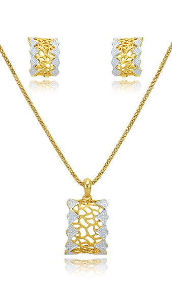 Picture of Cost Effective Zinc-Alloy Gold Plated 2 Pieces Jewelry Sets