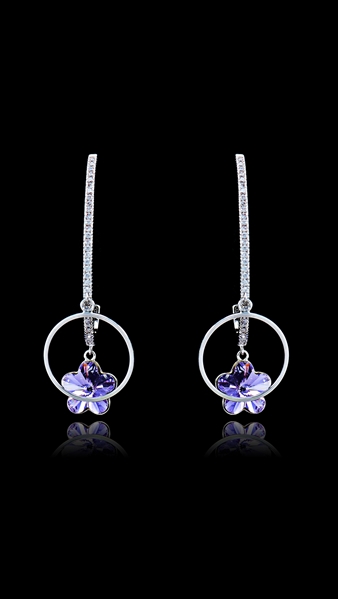 Picture of Online Wholesale Zinc-Alloy Floral Drop & Dangle