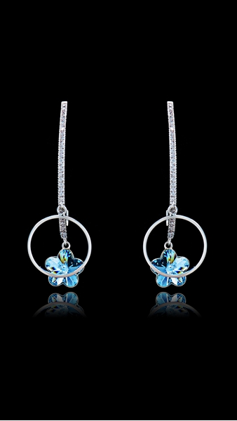 Picture of The Youthful And Fresh Style Of Zinc-Alloy Floral Drop & Dangle