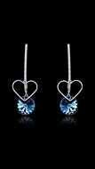 Picture of Diversified Zinc-Alloy Platinum Plated Drop & Dangle