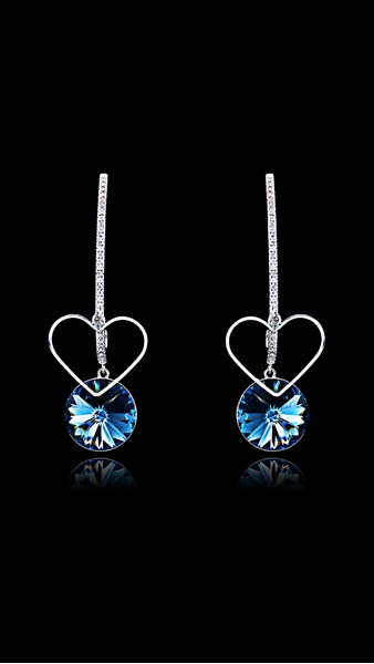 Picture of Diversified Zinc-Alloy Platinum Plated Drop & Dangle