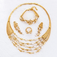 Picture of Beautiful Dubai Style African Style 4 Pieces Jewelry Sets