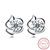 Picture of China White Platinum Plated Stud
