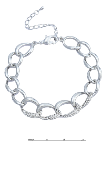 Picture of Professional Designs Platinum Plated Zine-Alloy Bracelets