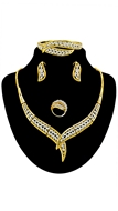 Picture of Fantastic Zinc-Alloy Dubai Style 4 Pieces Jewelry Sets