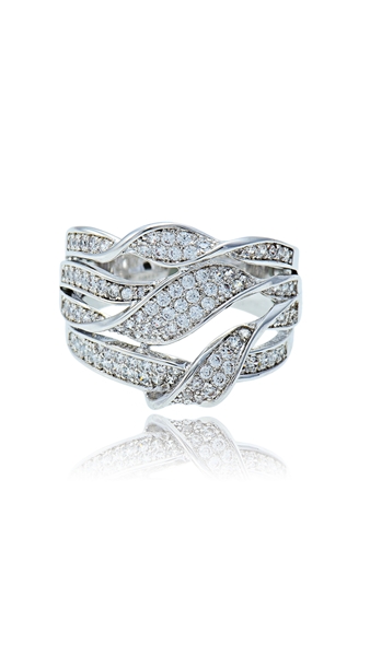 Picture of Fantastic Delicate Cubic Zirconia Fashion Rings