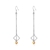 Picture of  925 Sterling Silver Simple Dangle Earrings 3LK053688E