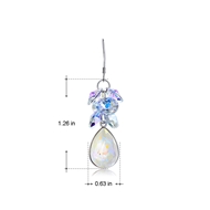 Picture of Nice Swarovski Element Zinc Alloy Dangle Earrings with Price