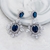 Picture of Luxury Blue Dangle Earrings with Full Guarantee