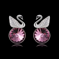 Picture of Casual Purple Stud Earrings with Fast Delivery