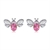 Picture of New Swarovski Element Platinum Plated Stud Earrings