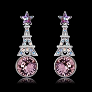 Picture of Zinc Alloy Small Dangle Earrings with Unbeatable Quality