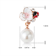 Picture of Need-Now Red Flower Dangle Earrings from Editor Picks