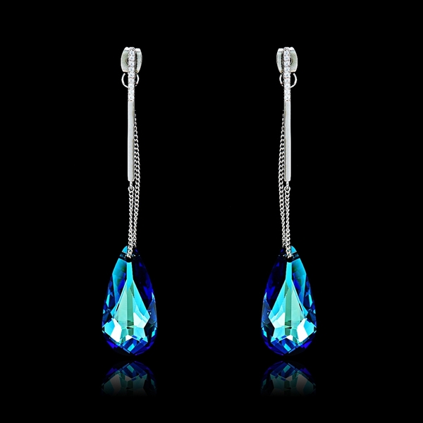 Picture of Online Fashion Bag Wholesale Swarovski Element Platinum Plated Drop & Dangle