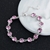 Picture of Cheap Platinum Plated Purple Fashion Bracelet From Reliable Factory