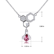 Picture of Fashion Pink Pendant Necklace from Editor Picks