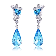 Picture of Reasonably Priced Platinum Plated Small Dangle Earrings with 3~7 Day Delivery