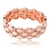 Picture of Fashionable And Modern Rose Gold Plated Concise Bangles