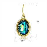 Picture of Zinc Alloy Gold Plated Dangle Earrings with Beautiful Craftmanship