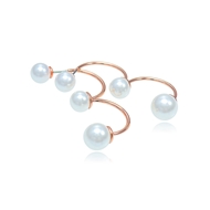 Picture of Reliable Venetian Pearl Rose Gold Plated Stud