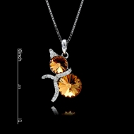 Picture of Irresistible Swarovski Element 925 Sterling Silver Pendant Necklace Wholesale Price