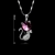 Picture of Filigree Cat Platinum Plated Pendant Necklace