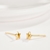 Picture of Recommended Gold Plated Copper or Brass Stud Earrings from Top Designer