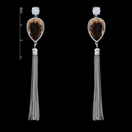 Picture of Fair Swarovski Element Champagne Drop & Dangle