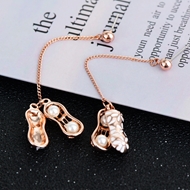 Picture of Classic Zinc Alloy Dangle Earrings of Original Design