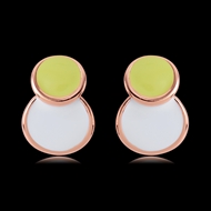 Picture of Classic Enamel Stud Earrings with Beautiful Craftmanship
