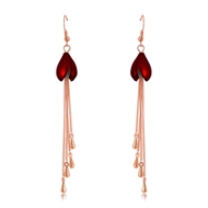 Picture of Purchase Gold Plated Enamel Dangle Earrings Exclusive Online