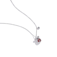 Picture of Purchase Platinum Plated Red Pendant Necklace Exclusive Online