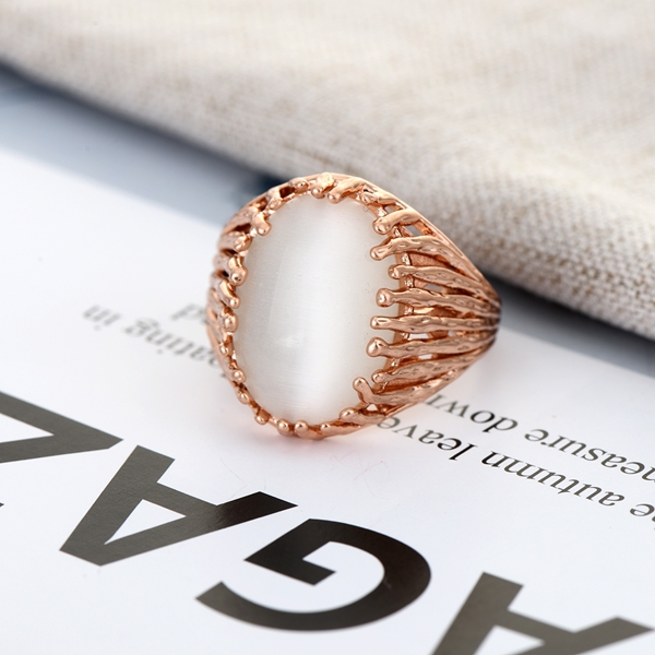 Picture of Nickel Free Rose Gold Plated Casual Fashion Ring with Easy Return