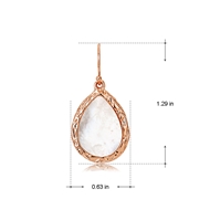 Picture of Classic Rose Gold Plated Dangle Earrings with Beautiful Craftmanship