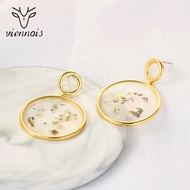 Picture of Hot Selling Gold Plated Zinc Alloy Dangle Earrings from Top Designer