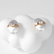 Picture of Need-Now White Dubai Stud Earrings from Editor Picks