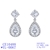 Picture of Beautiful Cubic Zirconia White Dangle Earrings