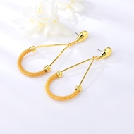 Picture of Best Big Rose Gold Plated Dangle Earrings