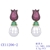 Picture of Flowers & Plants Luxury Dangle Earrings with Speedy Delivery