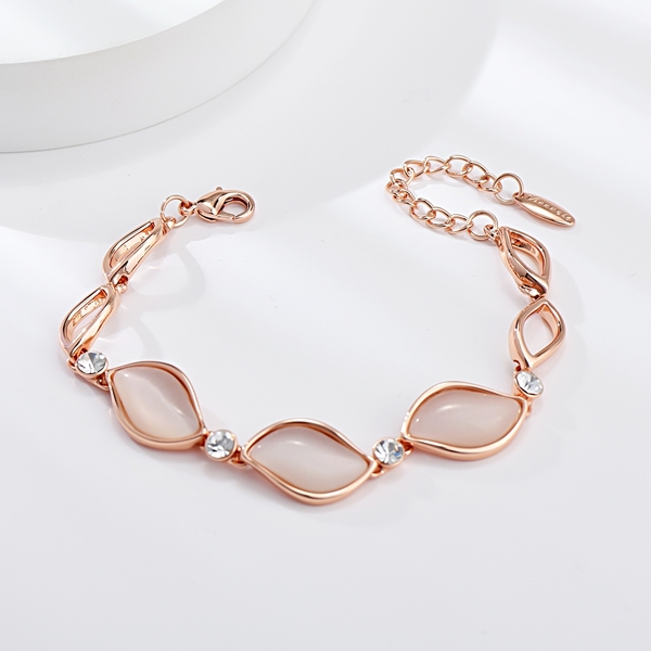 Picture of Most Popular Opal Rose Gold Plated Fashion Bracelet